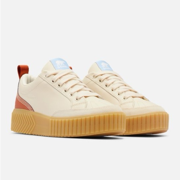 Sorel Shoes - Sorel One Ave low leather Women's Honey White Sneakers brand new without box